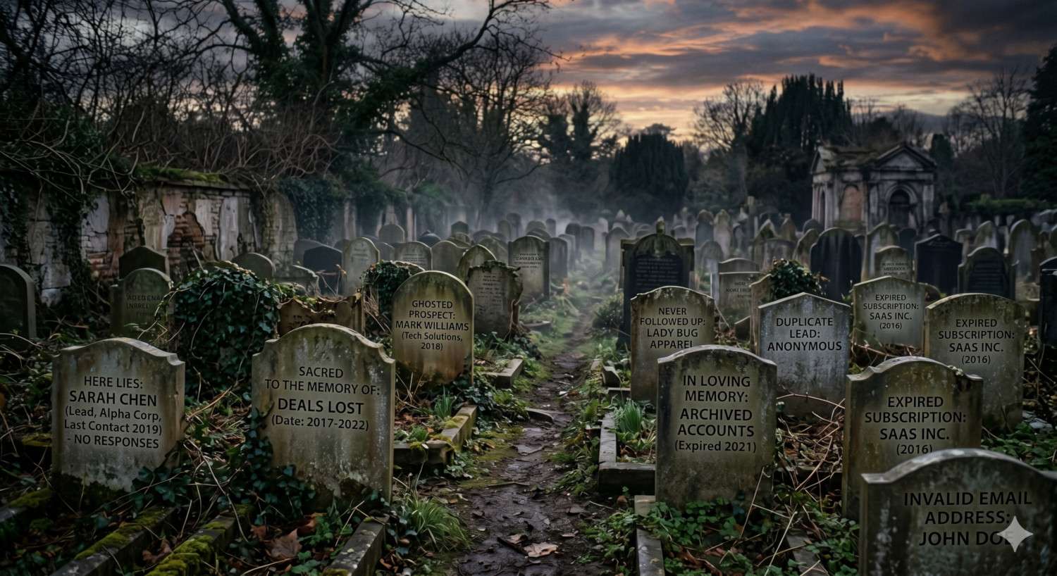 Your CRM is a graveyard